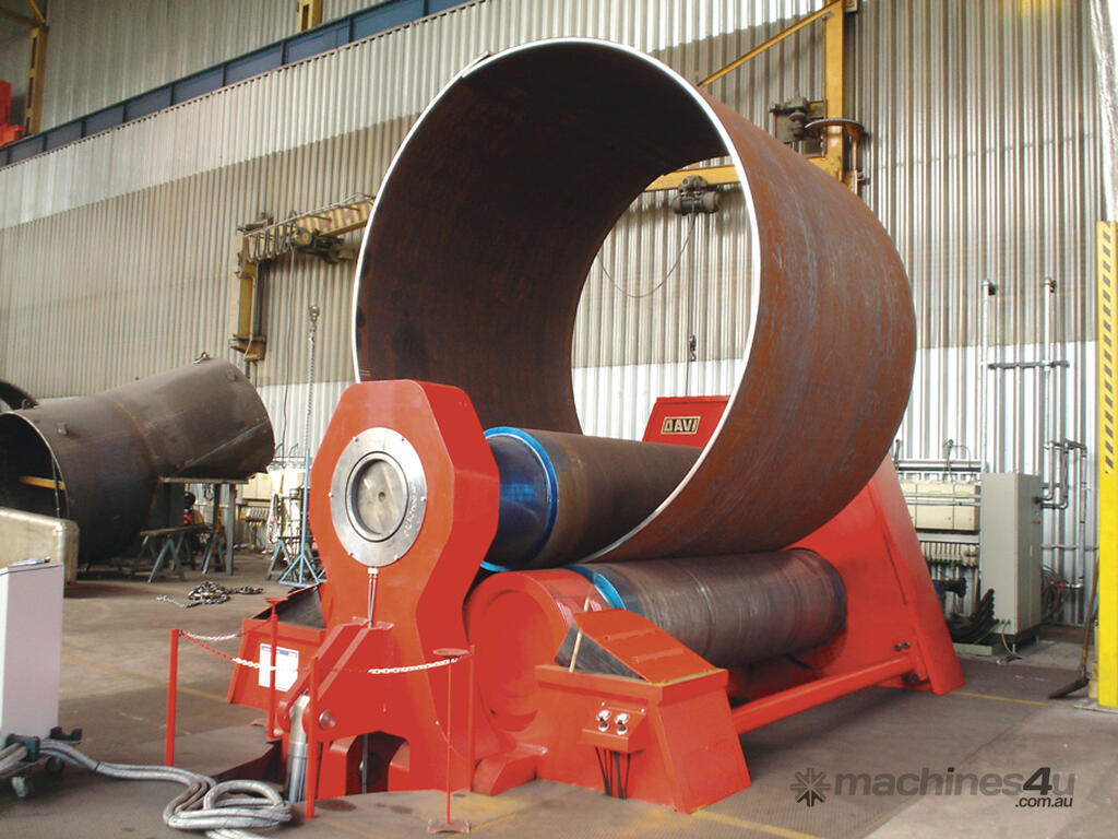 Three roll double pinch